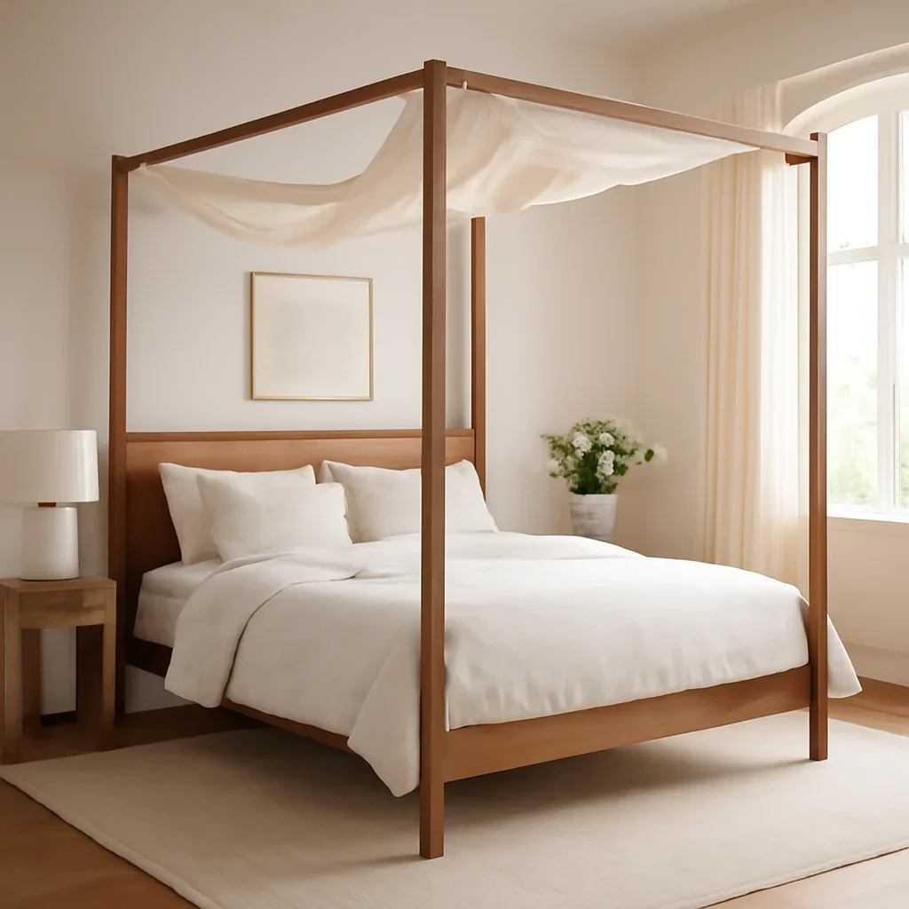 Inviting modern interior related to how to choose a canopy bed