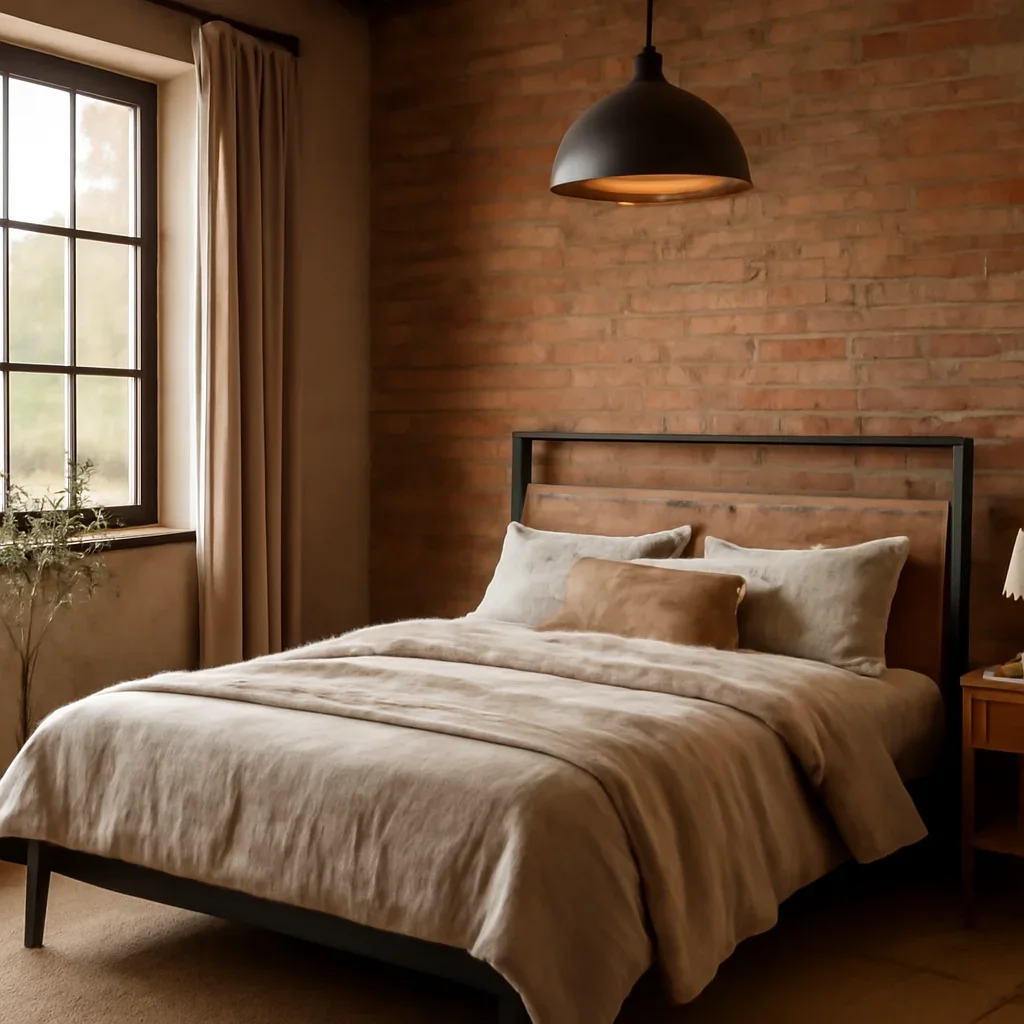 Inviting modern interior related to rustic industrial bedroom checklist